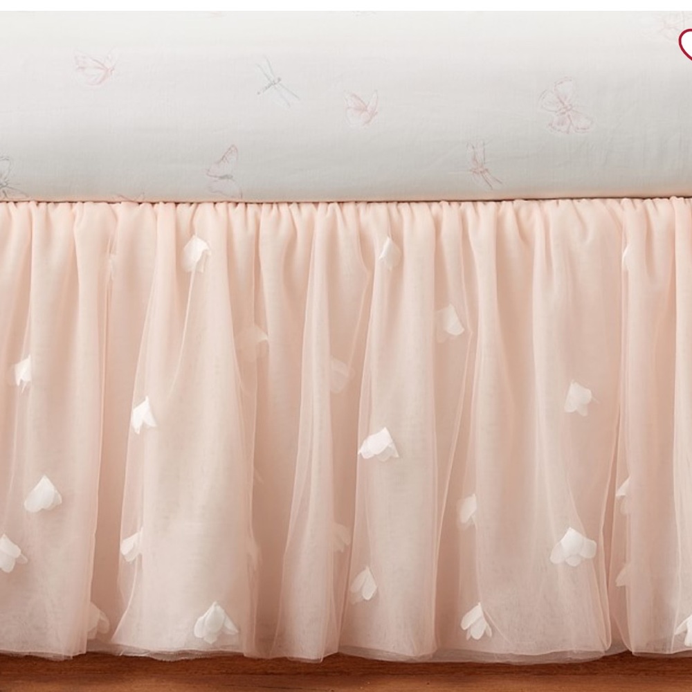 Pottery Barn Tulle Crib Skirt
